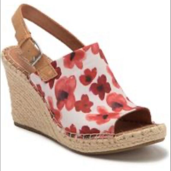 Toms Poppy Monica Wedge  - Picture 1 of 10